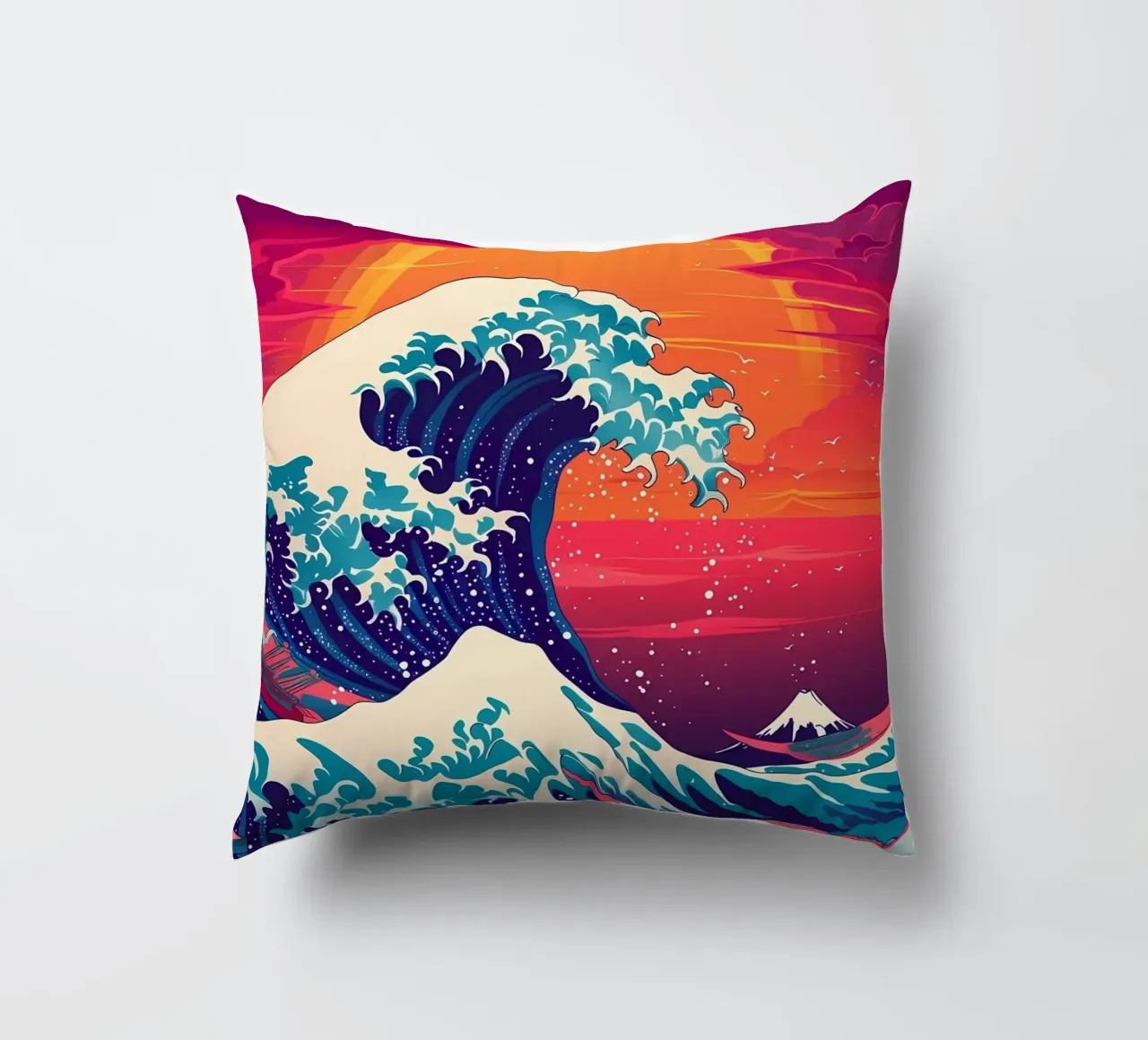 Grande onda retrò cuscino da Mikesell