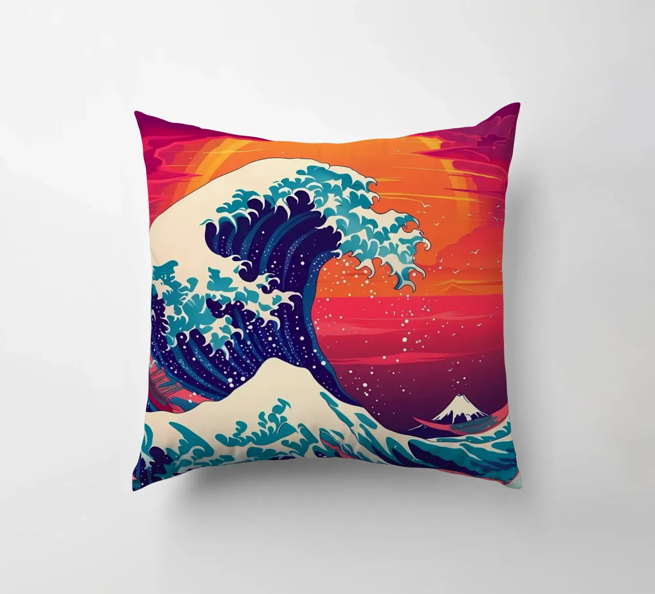 Grande onda retrò cuscino da Mikesell