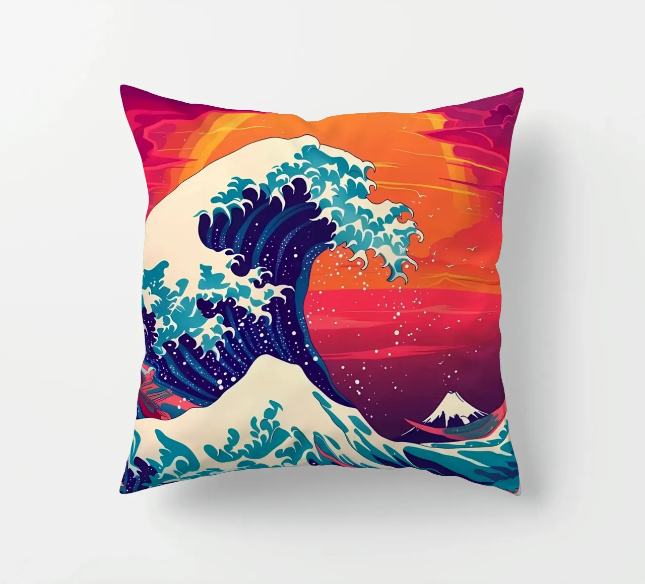 Grande onda retrò cuscino da Mikesell