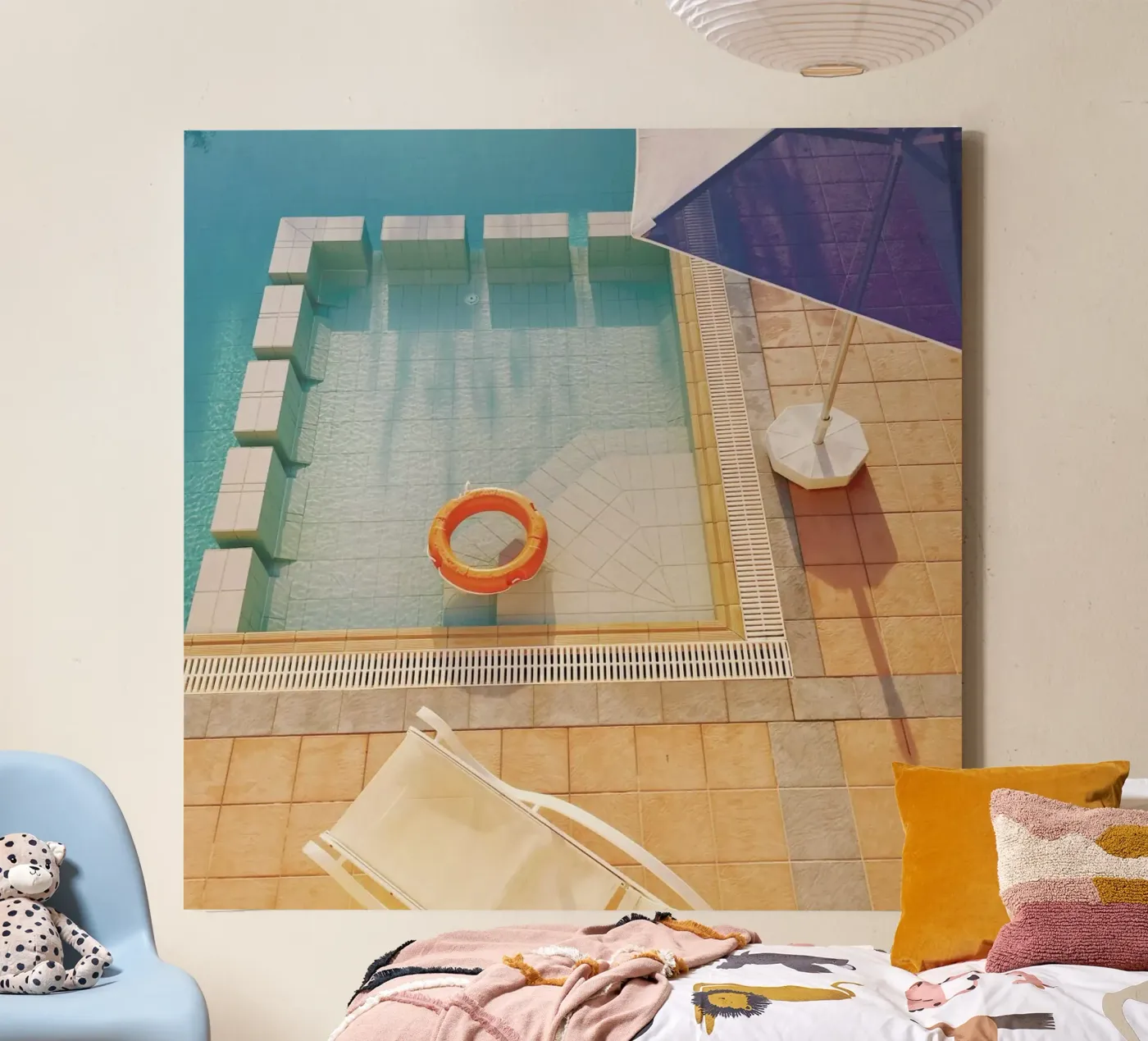 Swimming Pool canvas van Cassia Beck Photography