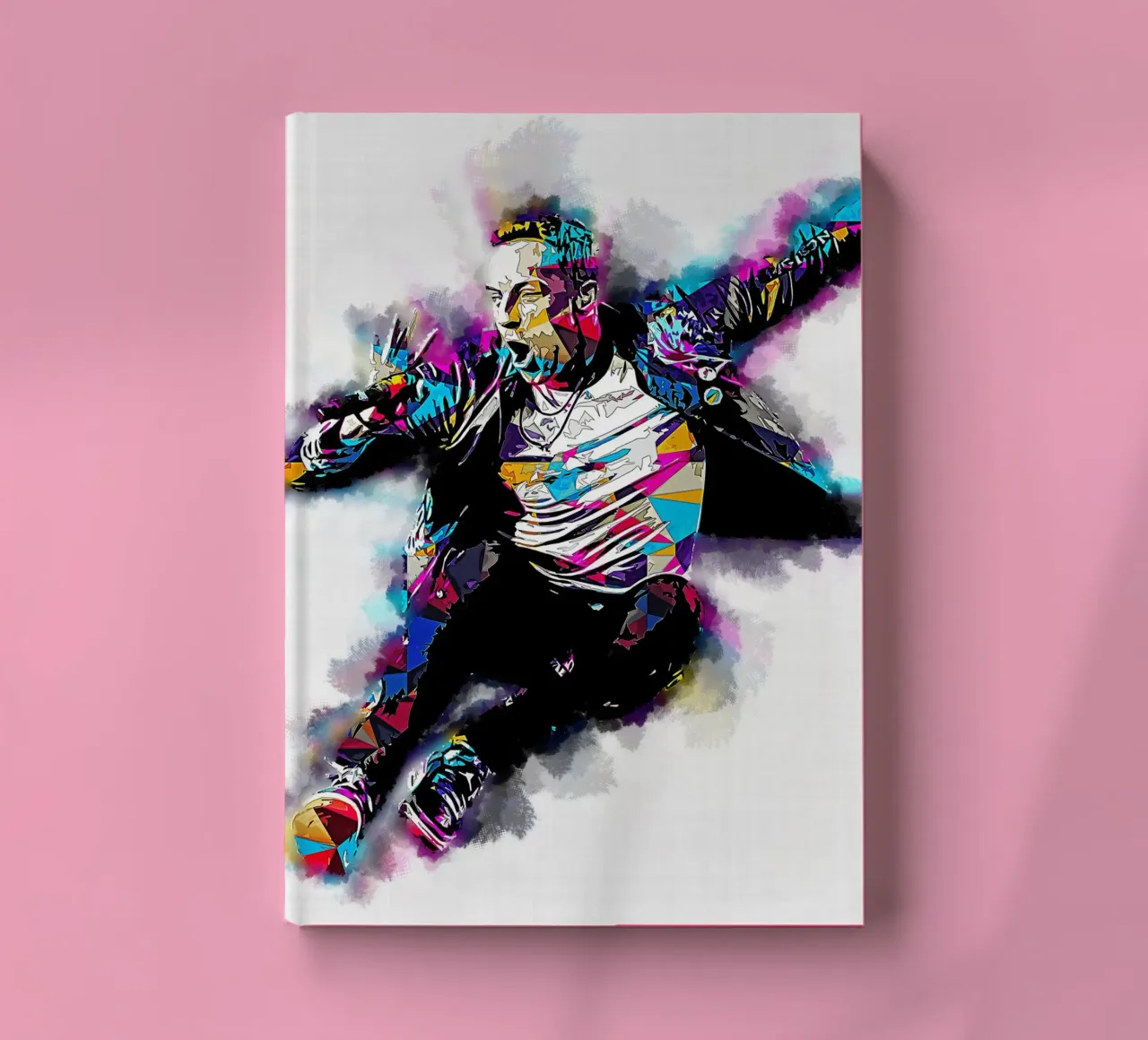 Art of Chris Martin notebook by neonartroom