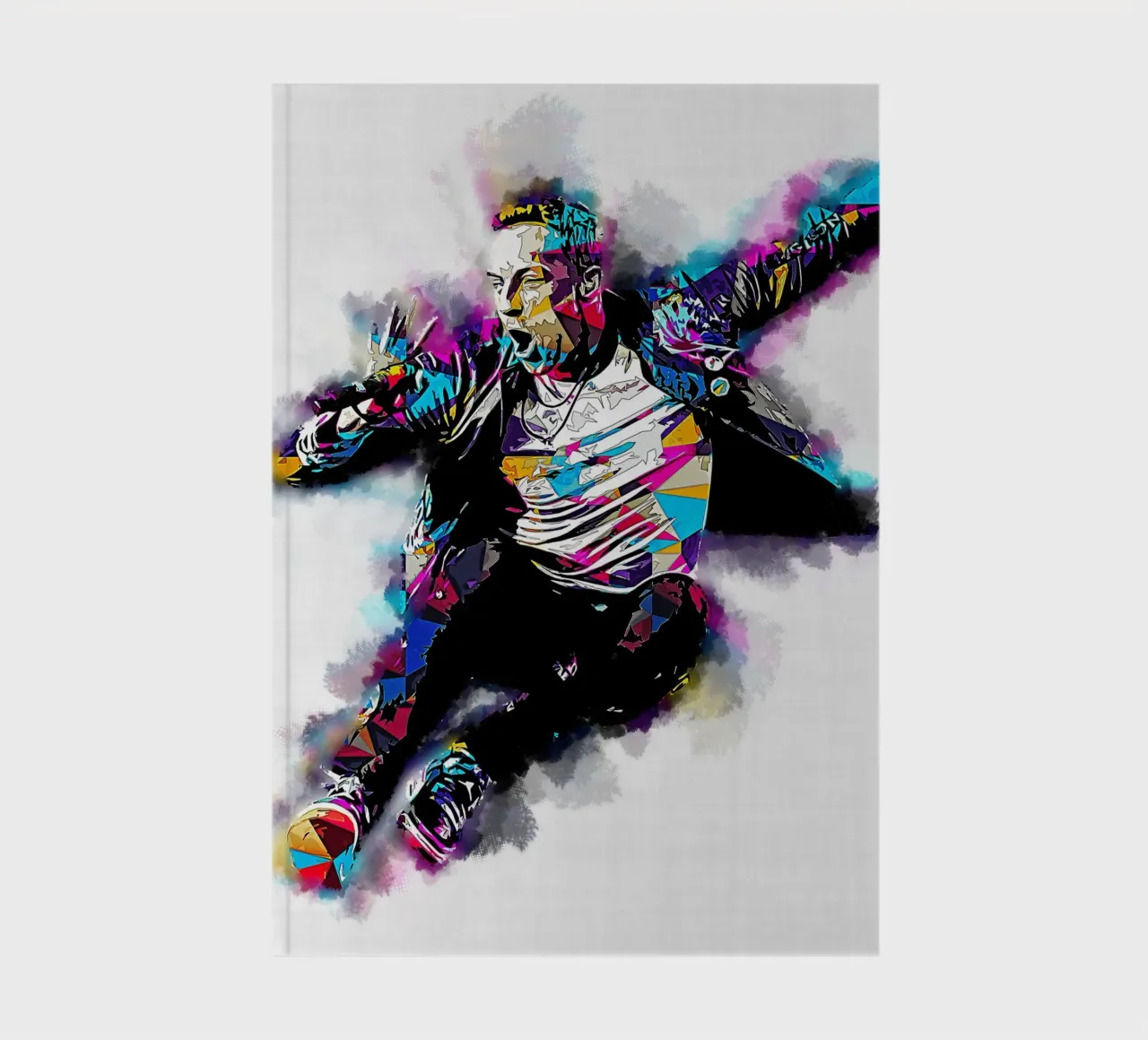 Art of Chris Martin notebook by neonartroom