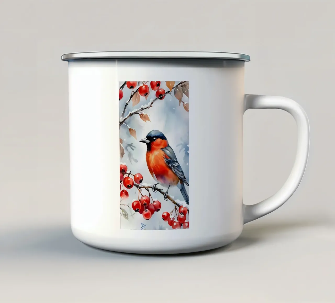 Poster minimalista 51 tazza in smalto da Kadynce