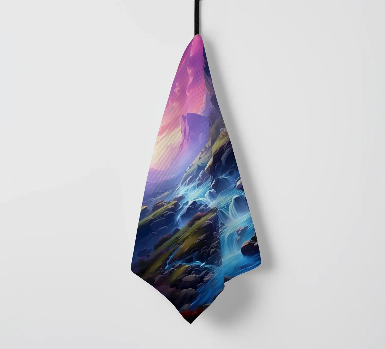 Chute d'eau dans la forêt torchon de Mikesell