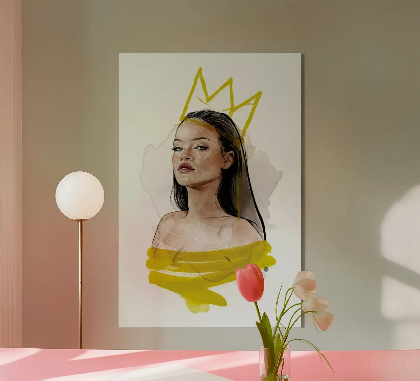 Rihanna acryl van Ina Stanimirova