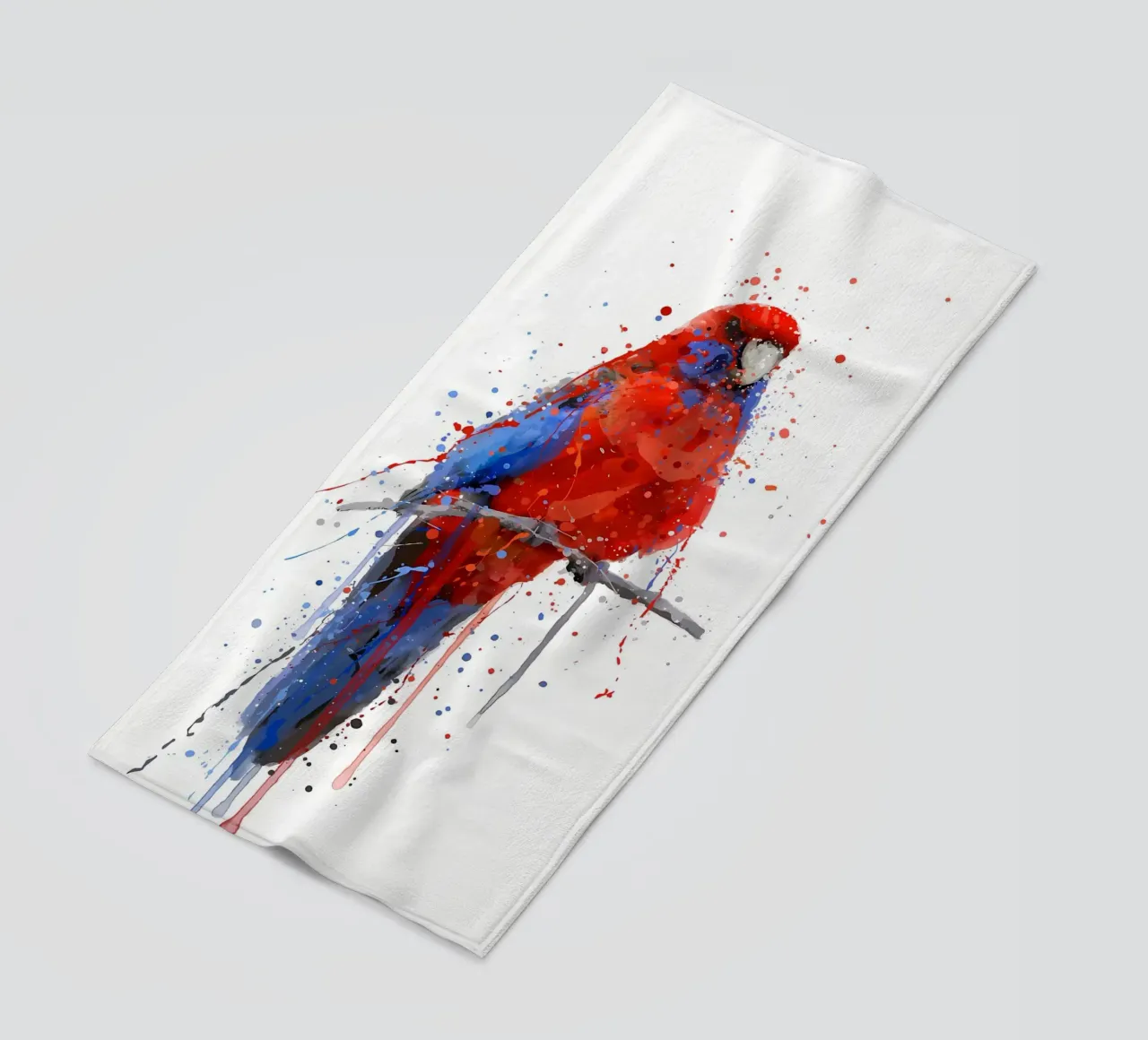 Pappagallo Rosella telo mare da Allaire