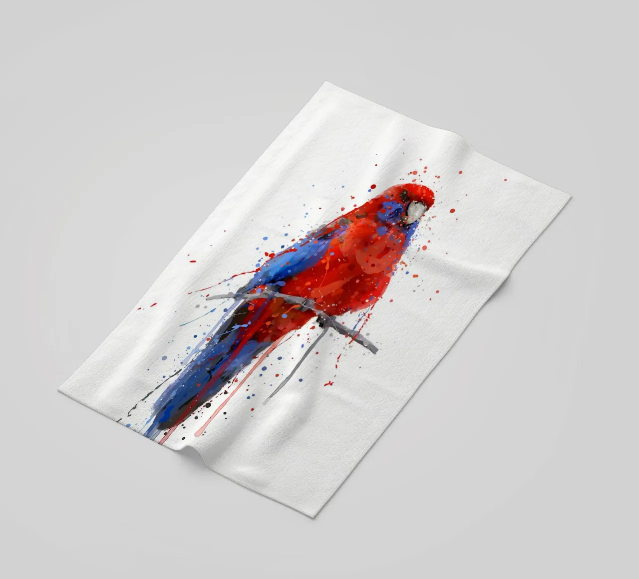 Pappagallo Rosella telo mare da Allaire