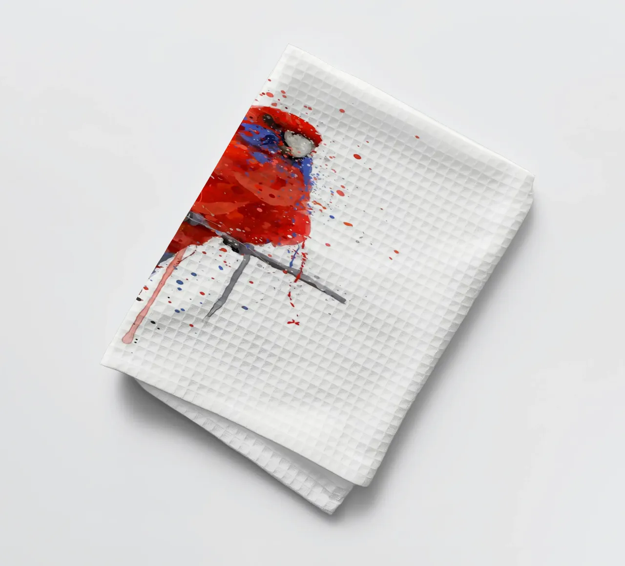 Pappagallo Rosella canovaccio da cucina da Allaire