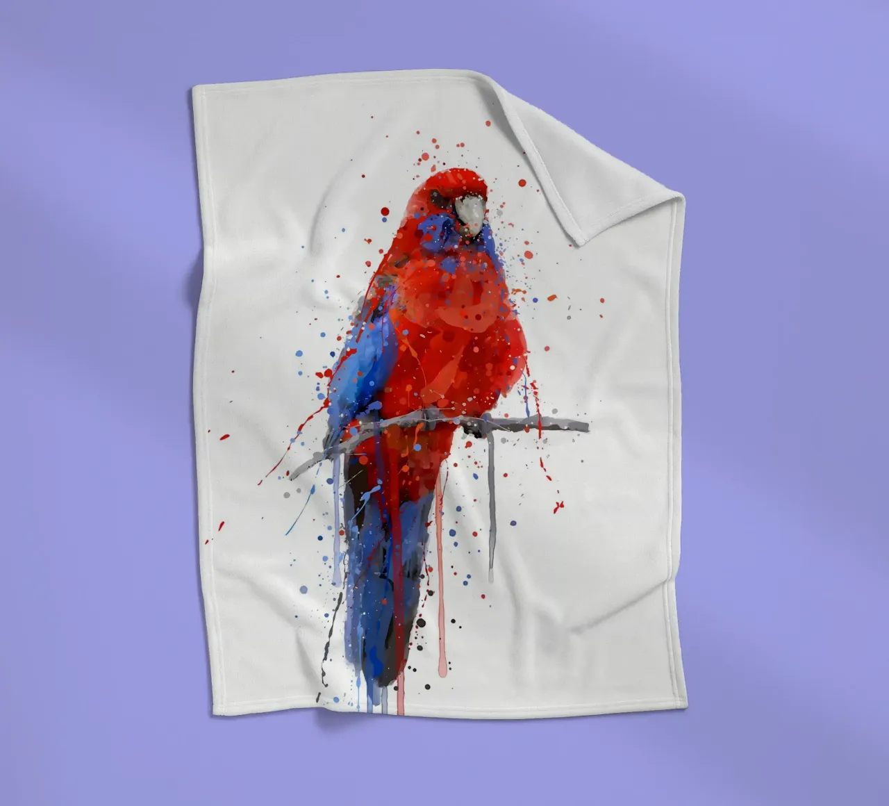 Pappagallo Rosella coperta in pile da Allaire