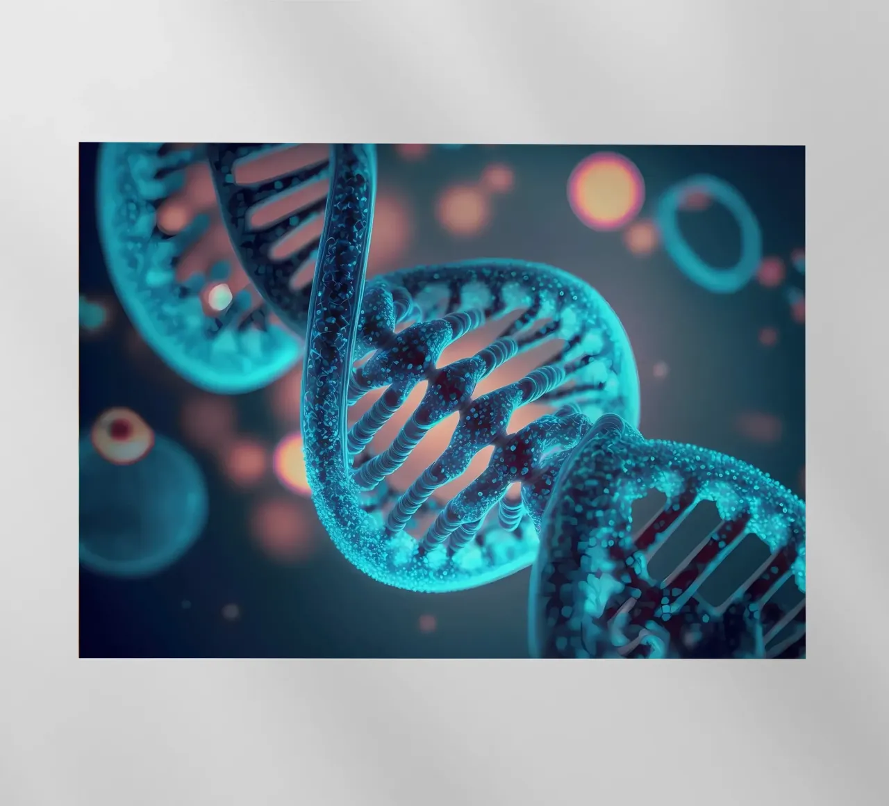 Esplorare le profondità del DNA pellicola backlit da Delaplane