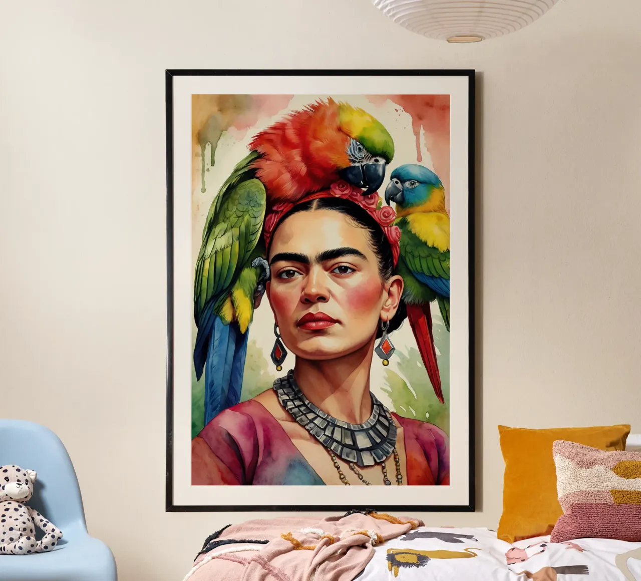 frida kahlo poster con telaio in alluminio da 🎁 ARTVI-SHOP