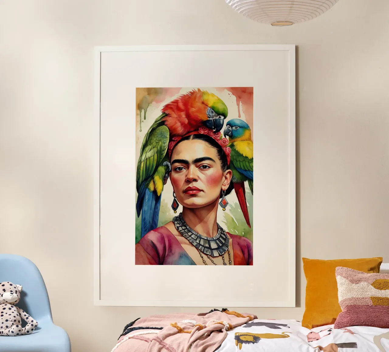 frida kahlo poster con telaio in alluminio da 🎁 ARTVI-SHOP