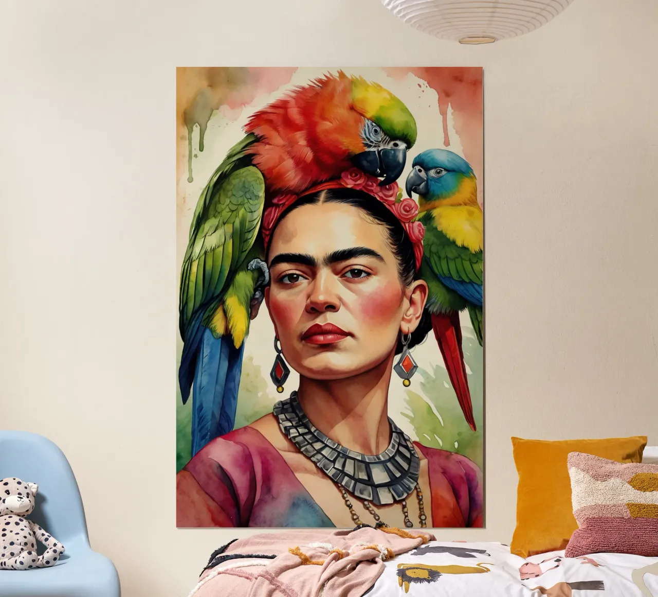 frida kahlo poster con telaio in alluminio da 🎁 ARTVI-SHOP