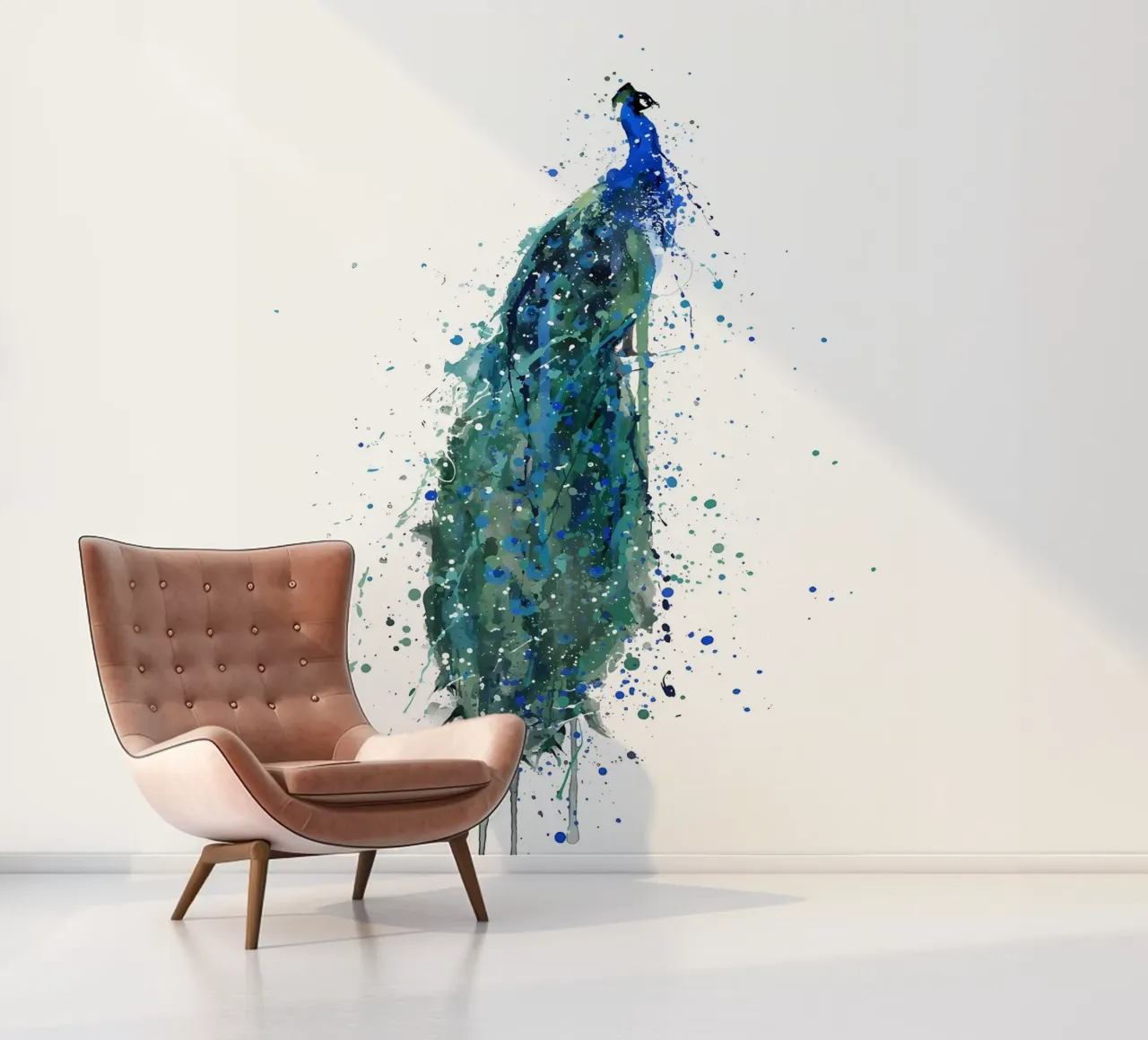 Peacock photo wallpaper by Allaire