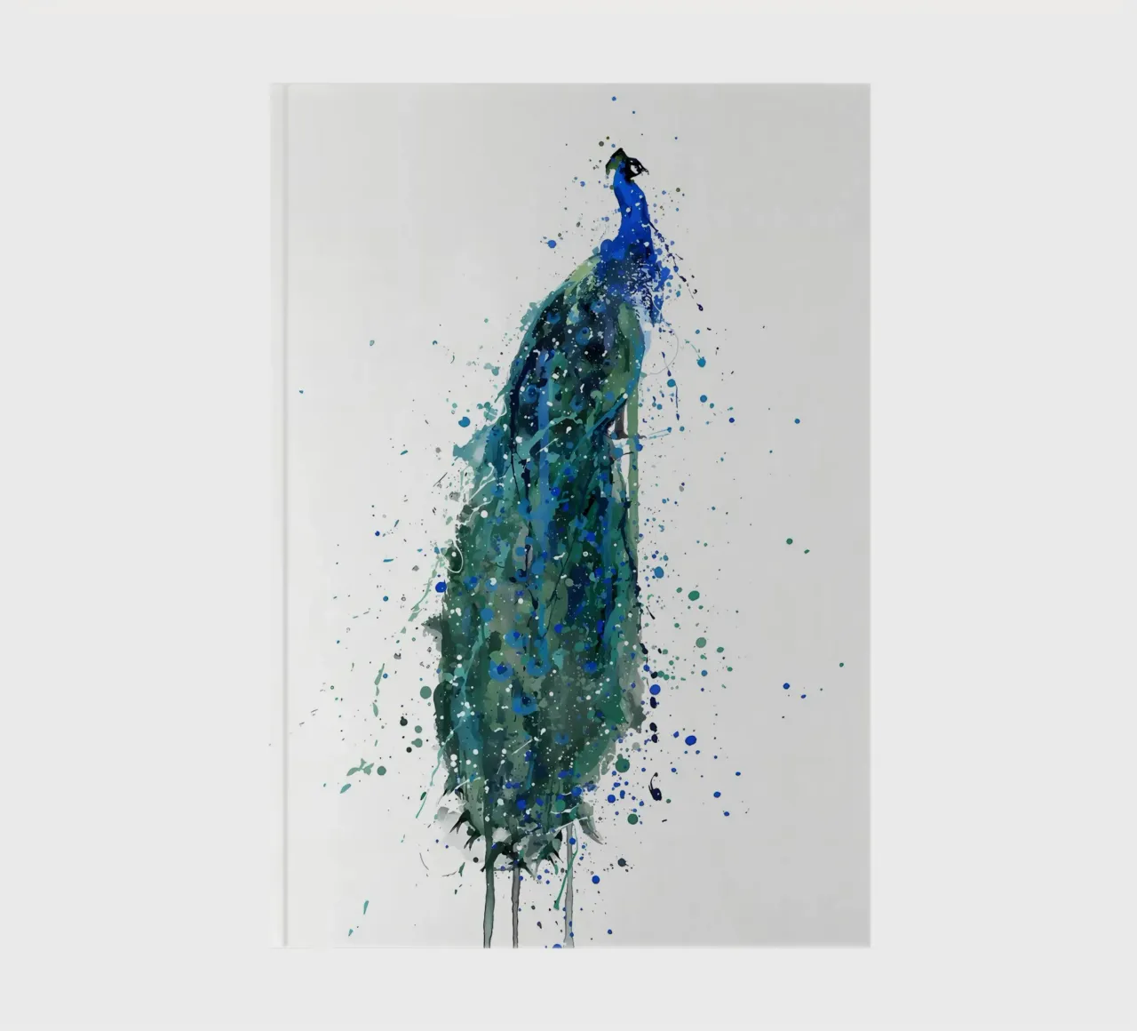 Peacock notebook by Allaire