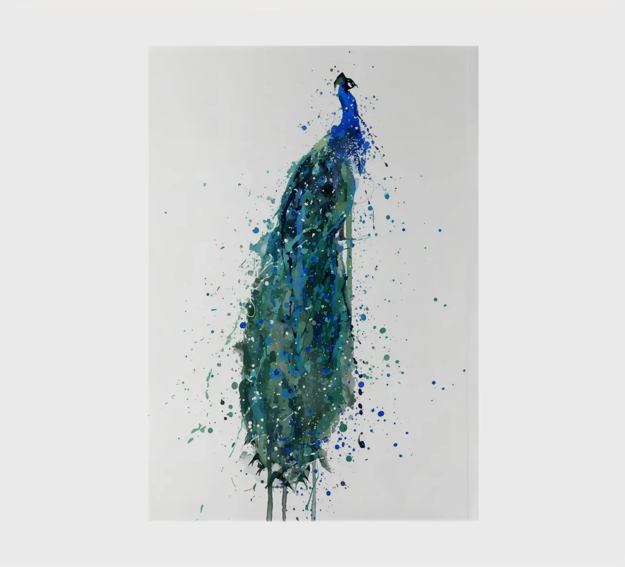 Peacock notebook by Allaire