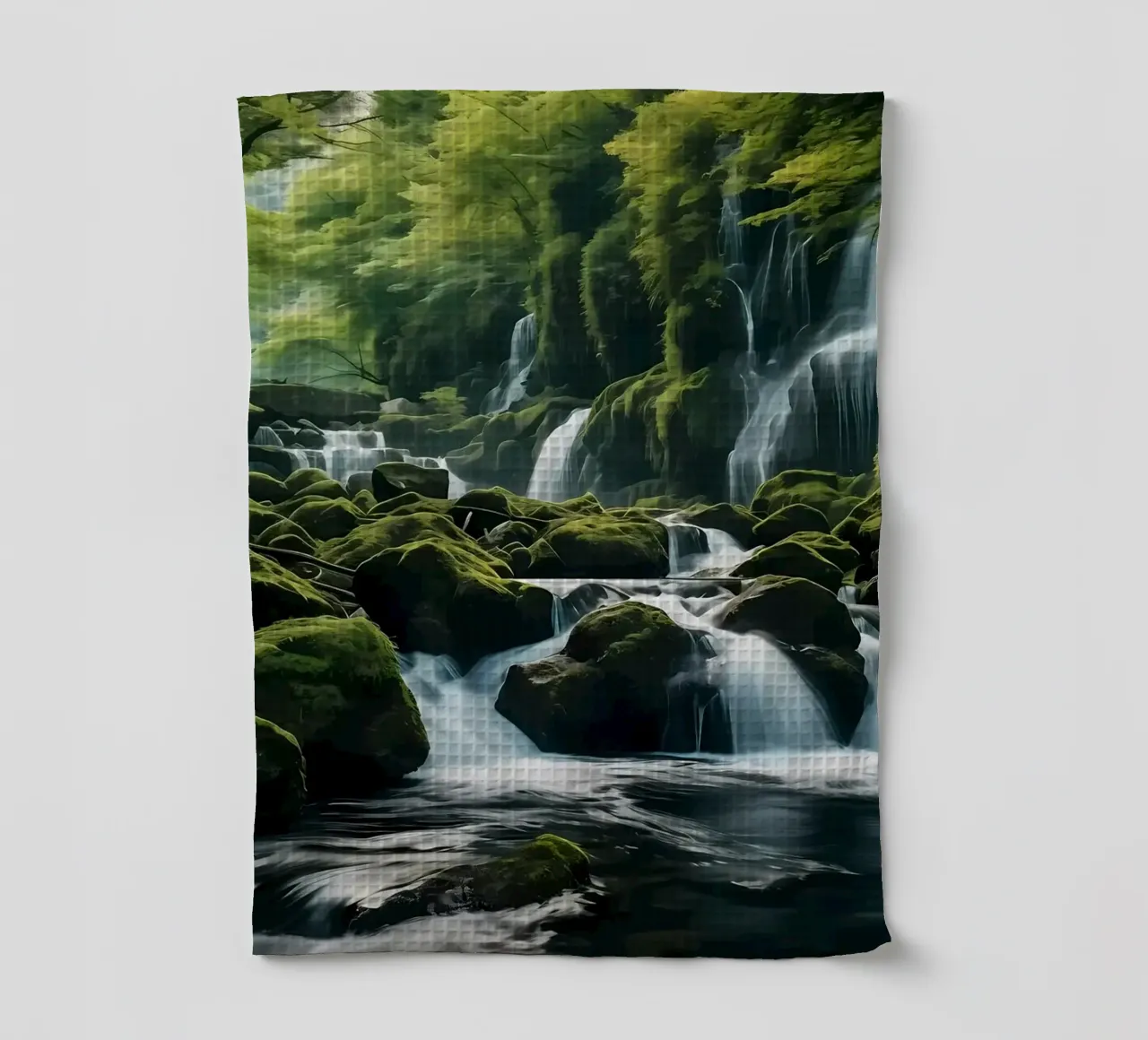Chute d'eau dans la forêt torchon de Mikesell
