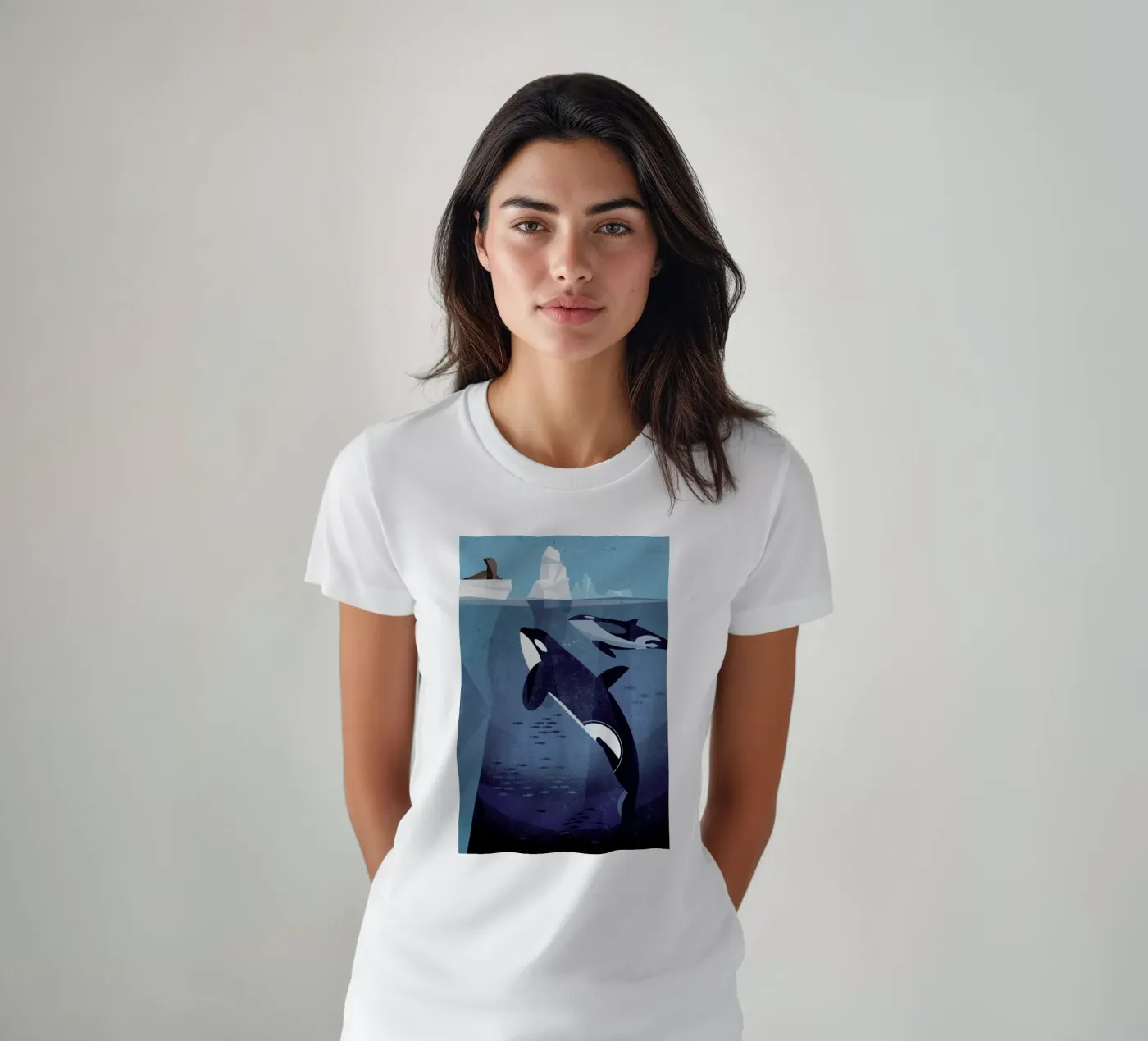Orca t-shirt da Dieter Braun