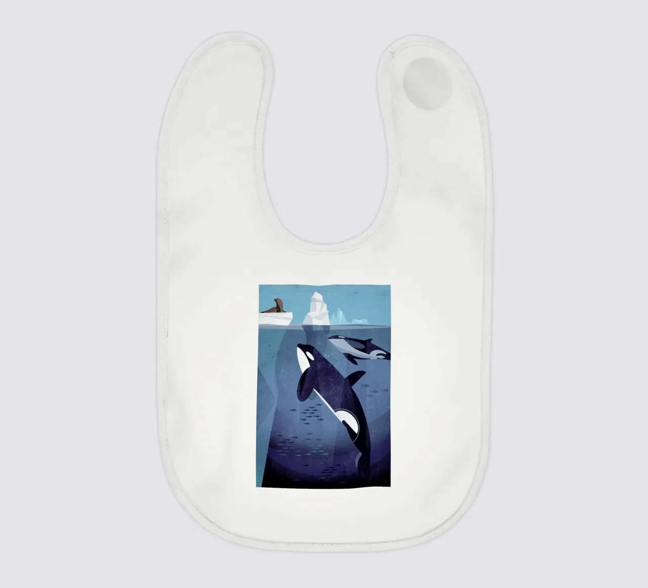 Orca baby slabbetje van Dieter Braun