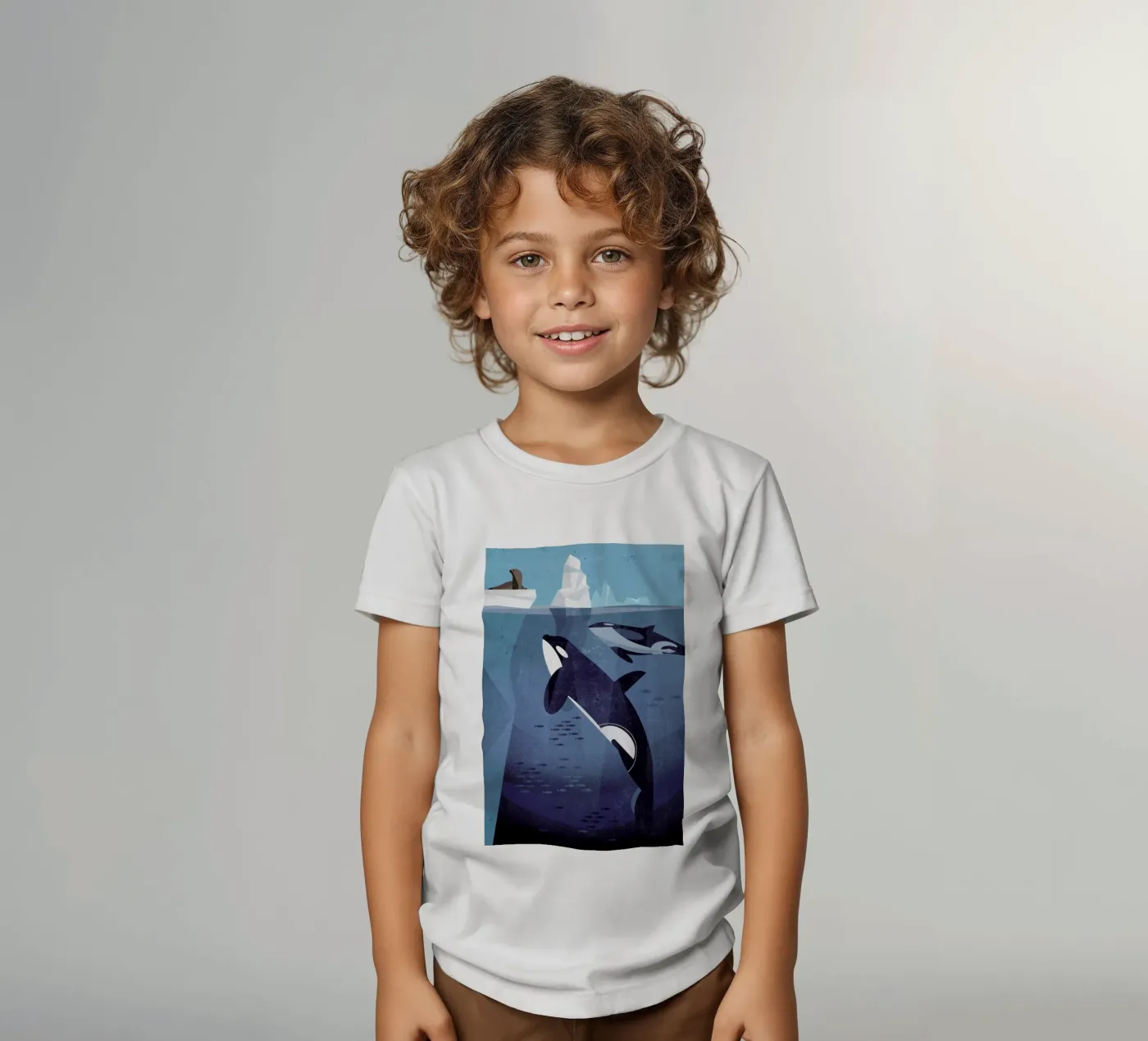 Orca t-shirt bambini da Dieter Braun