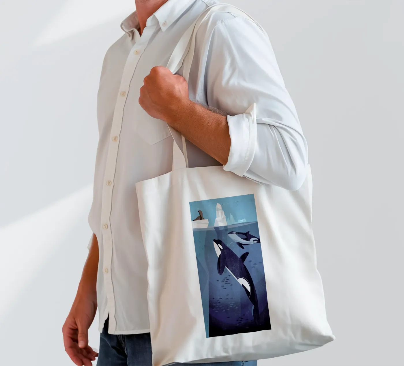 Orca tote bag by Dieter Braun