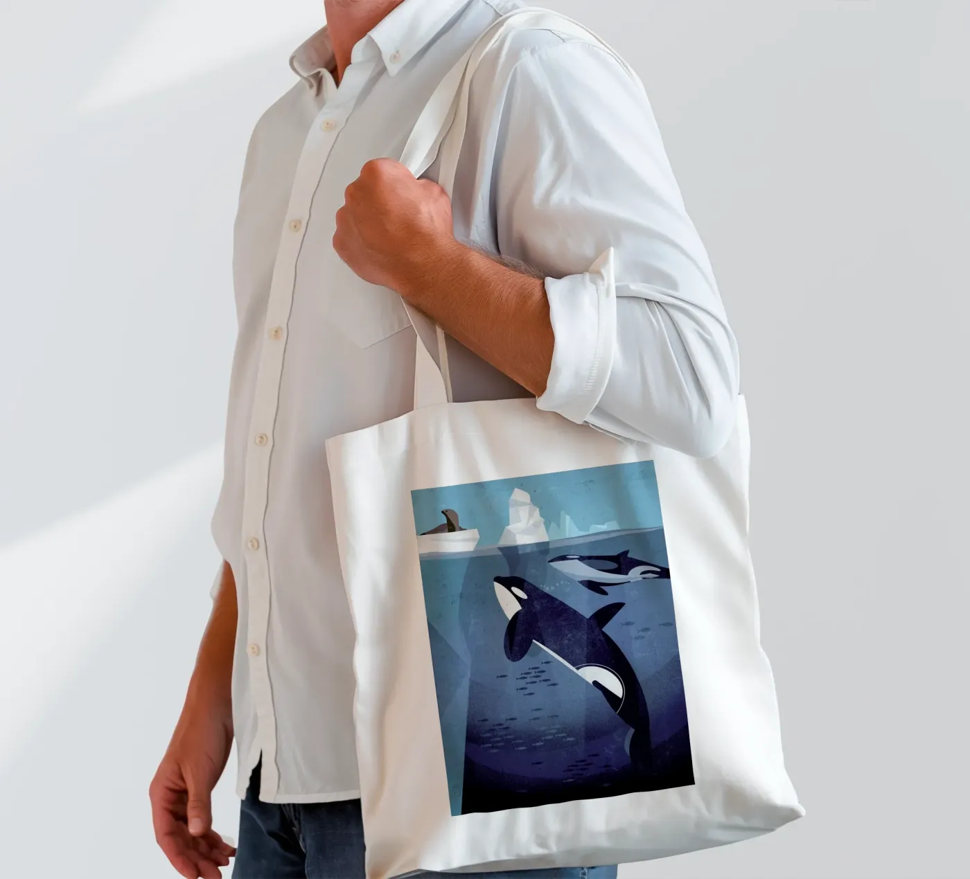 Orca tote bag by Dieter Braun