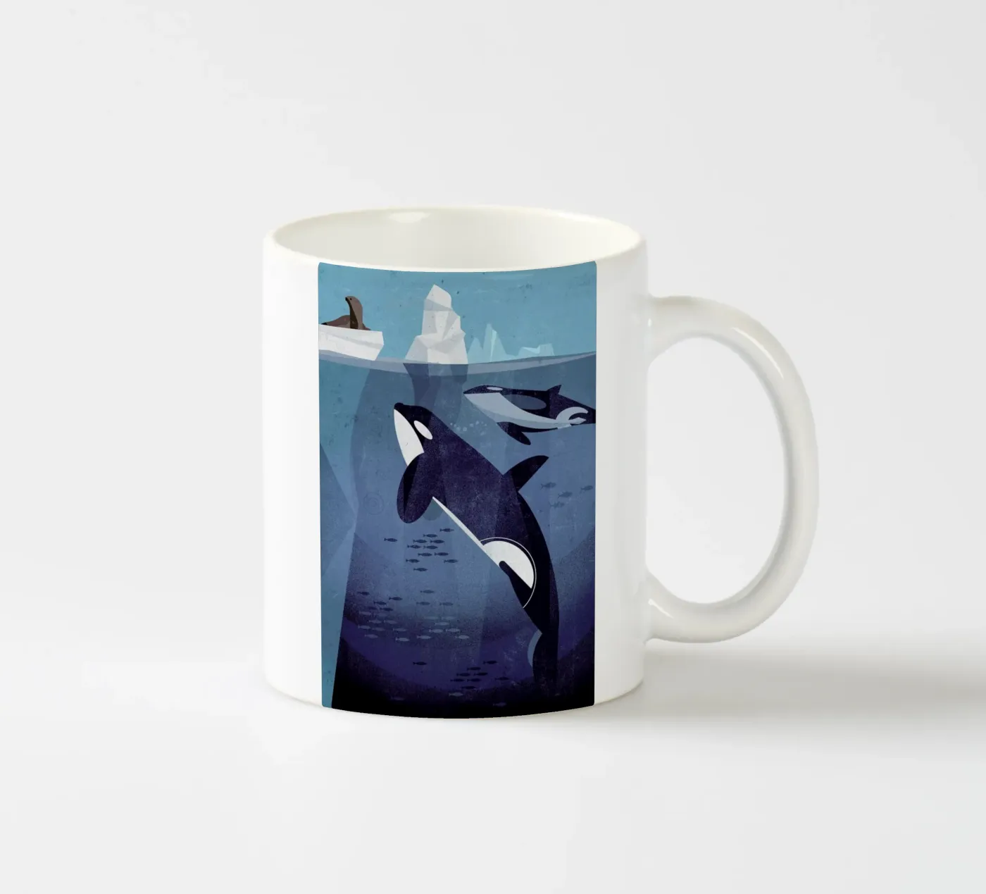 Orca Keramik Tasse von Dieter Braun