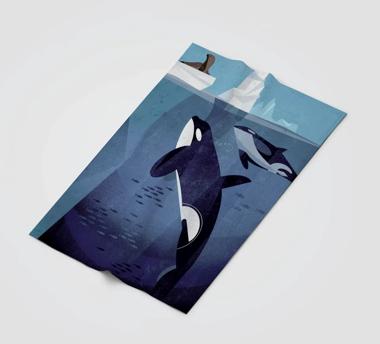 Orca fleecedeken van Dieter Braun