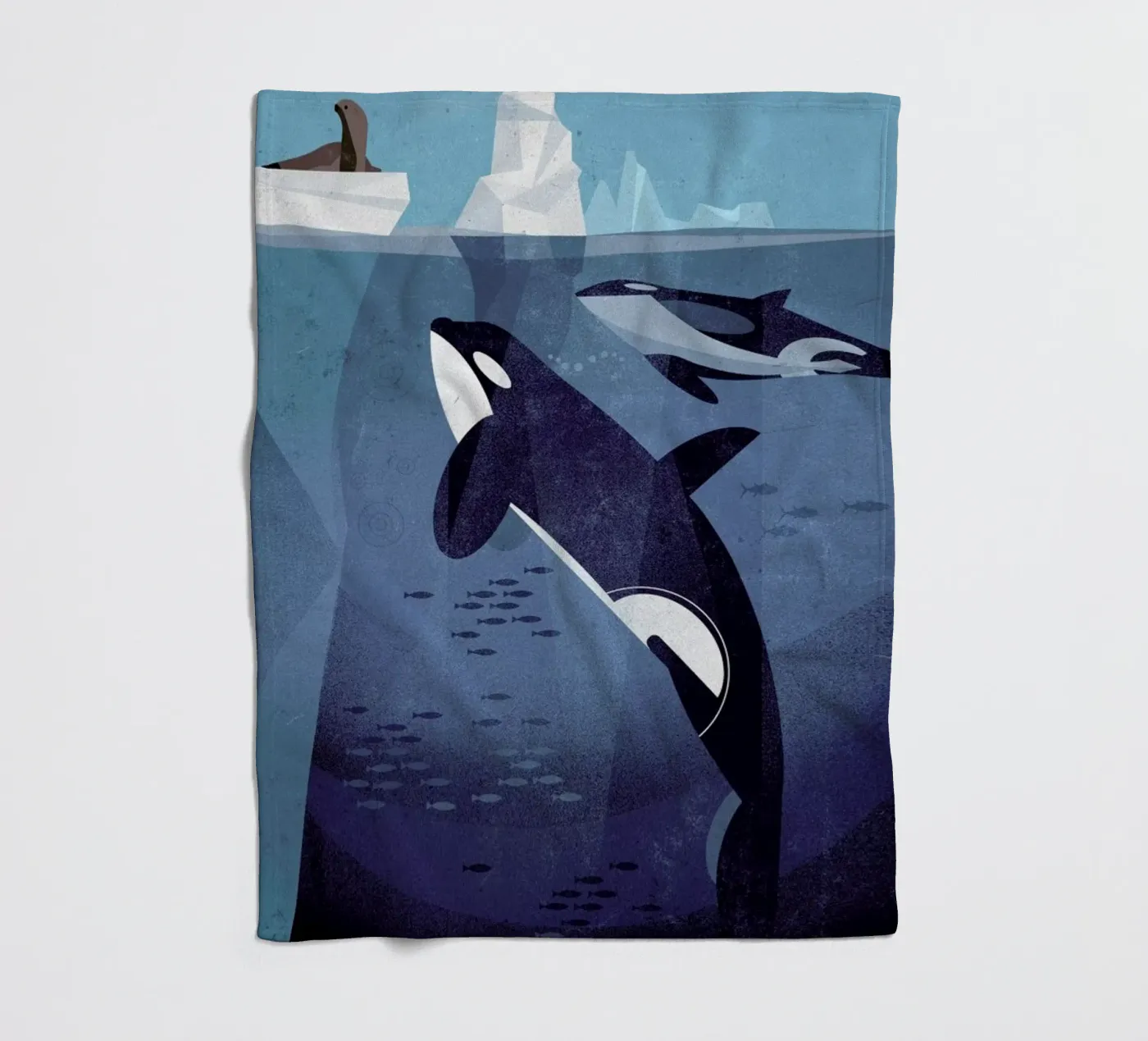 Orca fleecedeken van Dieter Braun