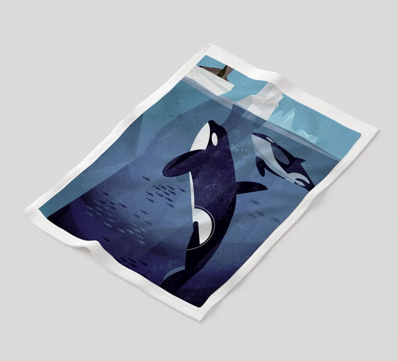 Orca fleecedeken van Dieter Braun