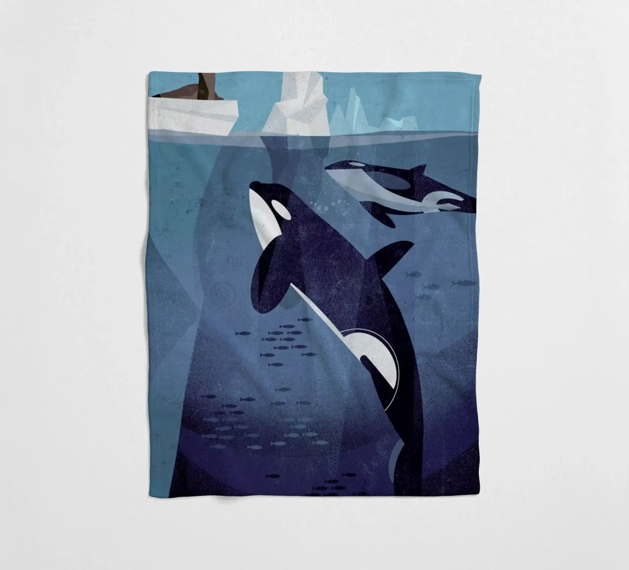 Orca fleecedeken van Dieter Braun
