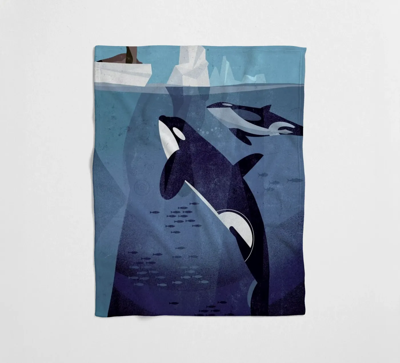 Orca fleecedeken van Dieter Braun