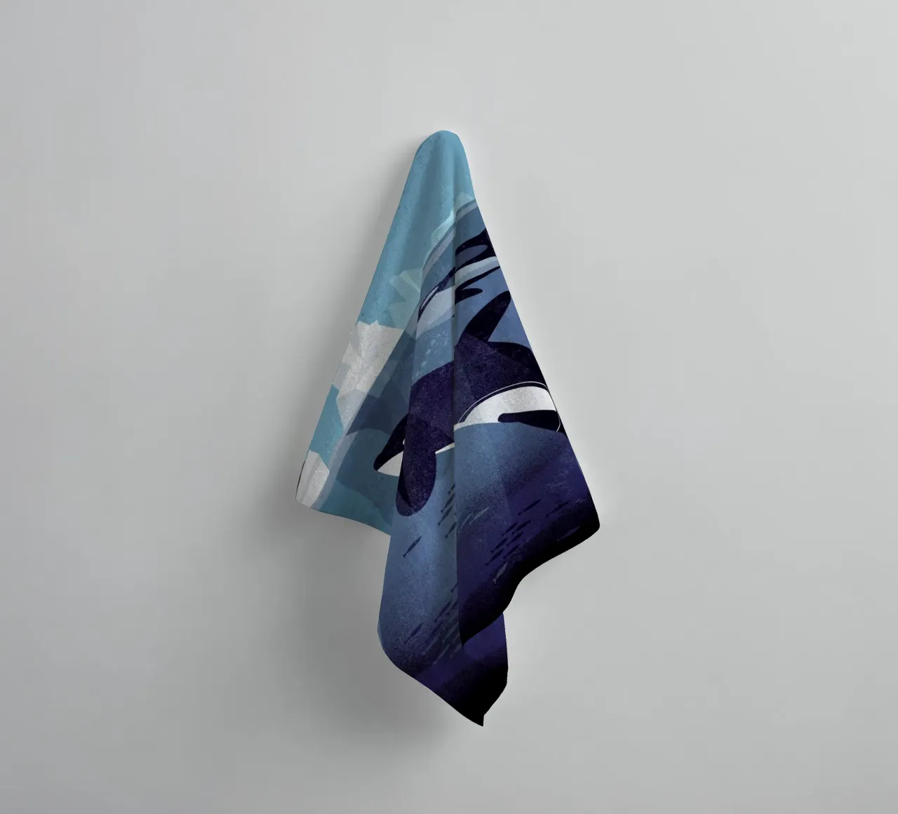 Orca badhanddoek van Dieter Braun