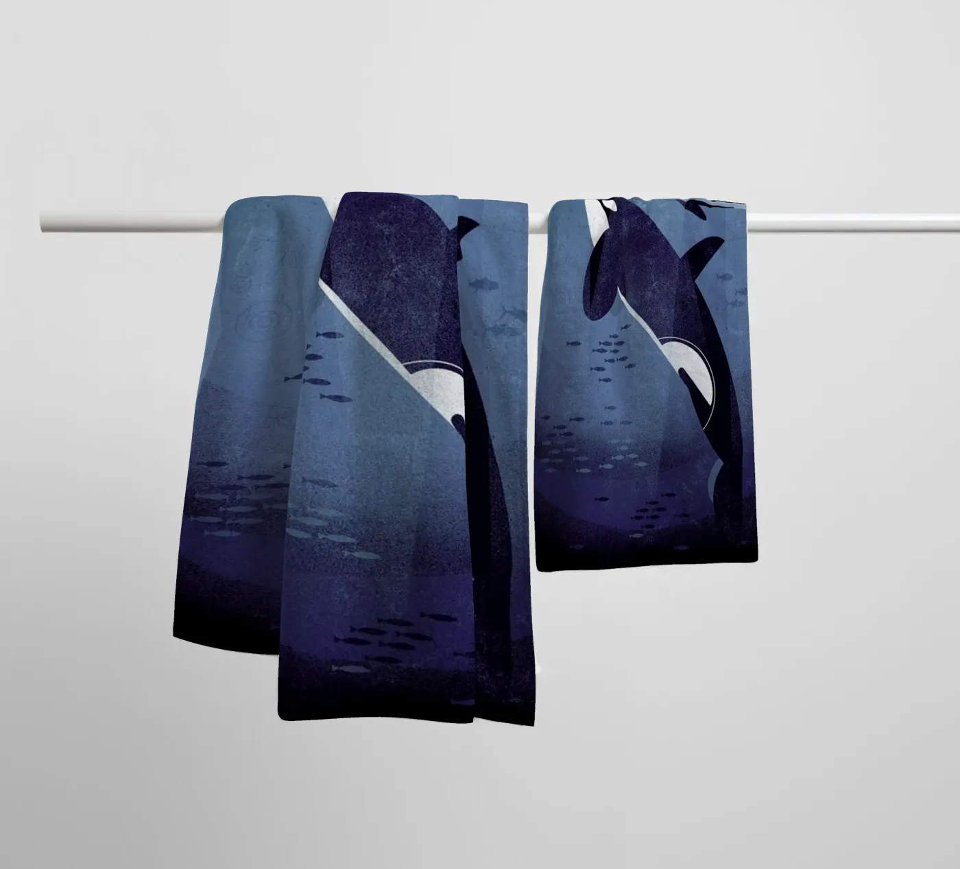 Orca badhanddoek van Dieter Braun