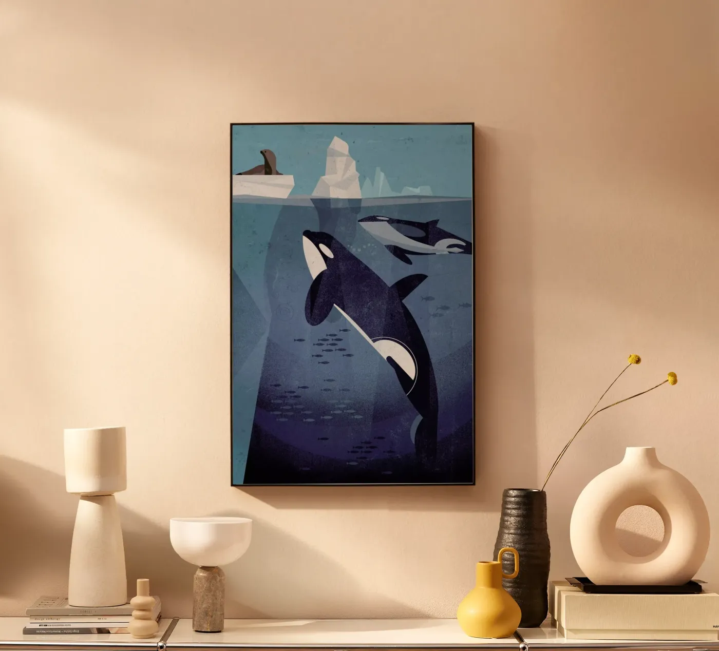 Orca Acryl-Glas von Dieter Braun