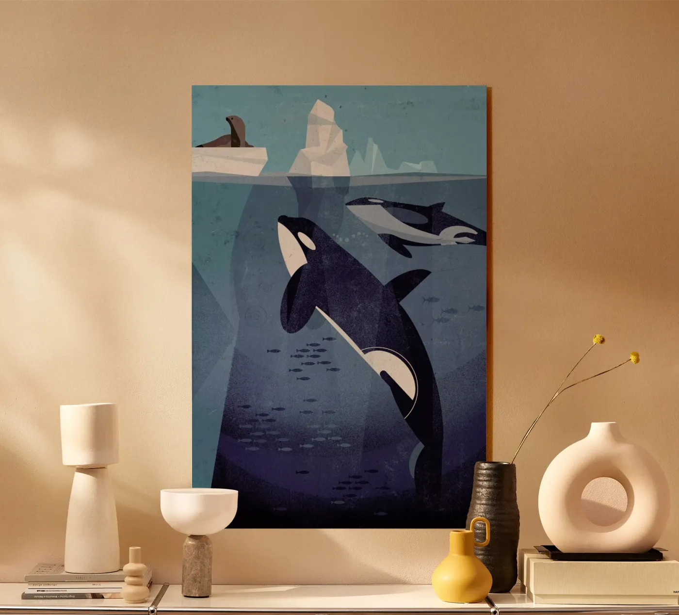 Orca Acryl-Glas von Dieter Braun