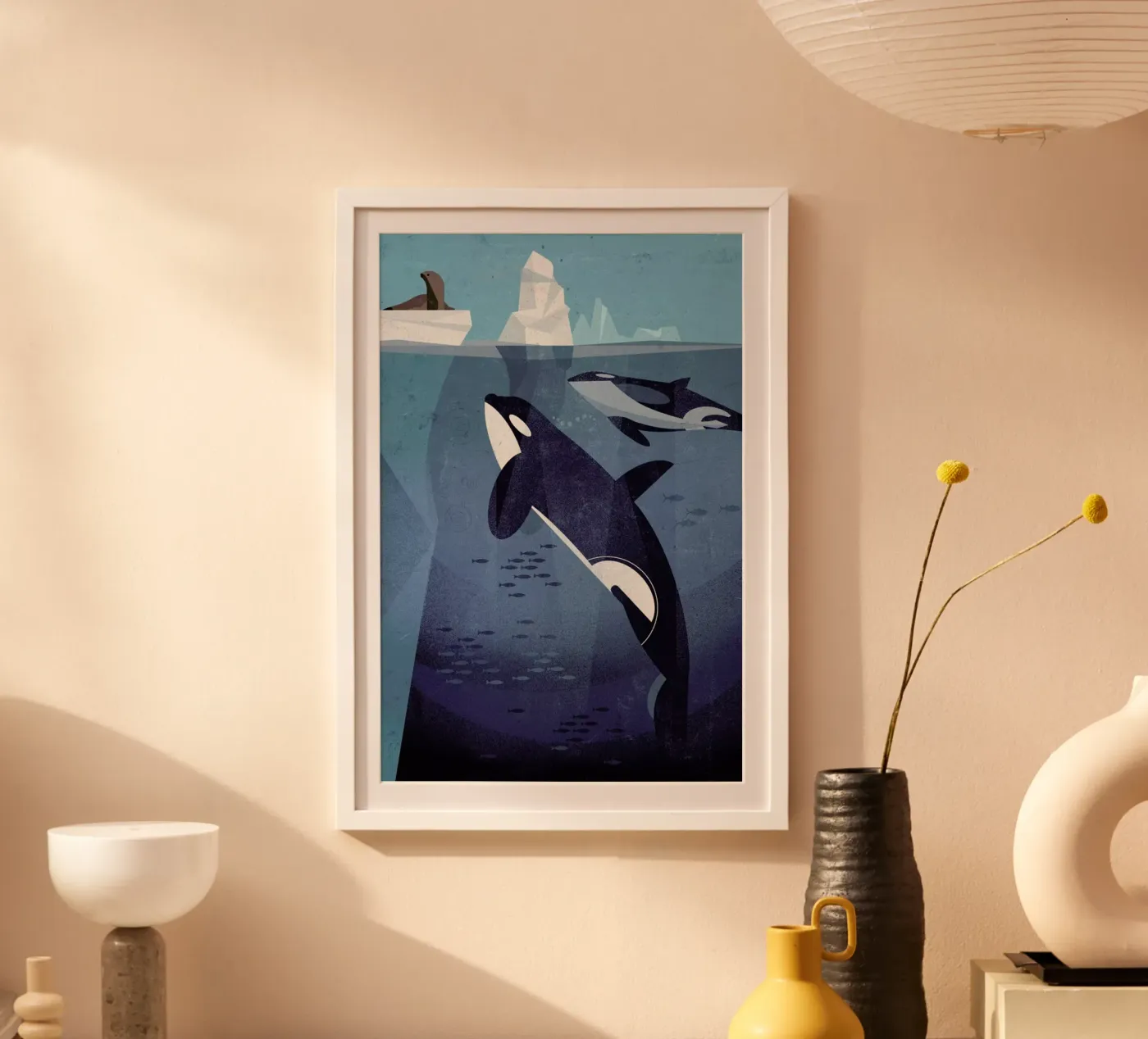 Orca Poster von Dieter Braun