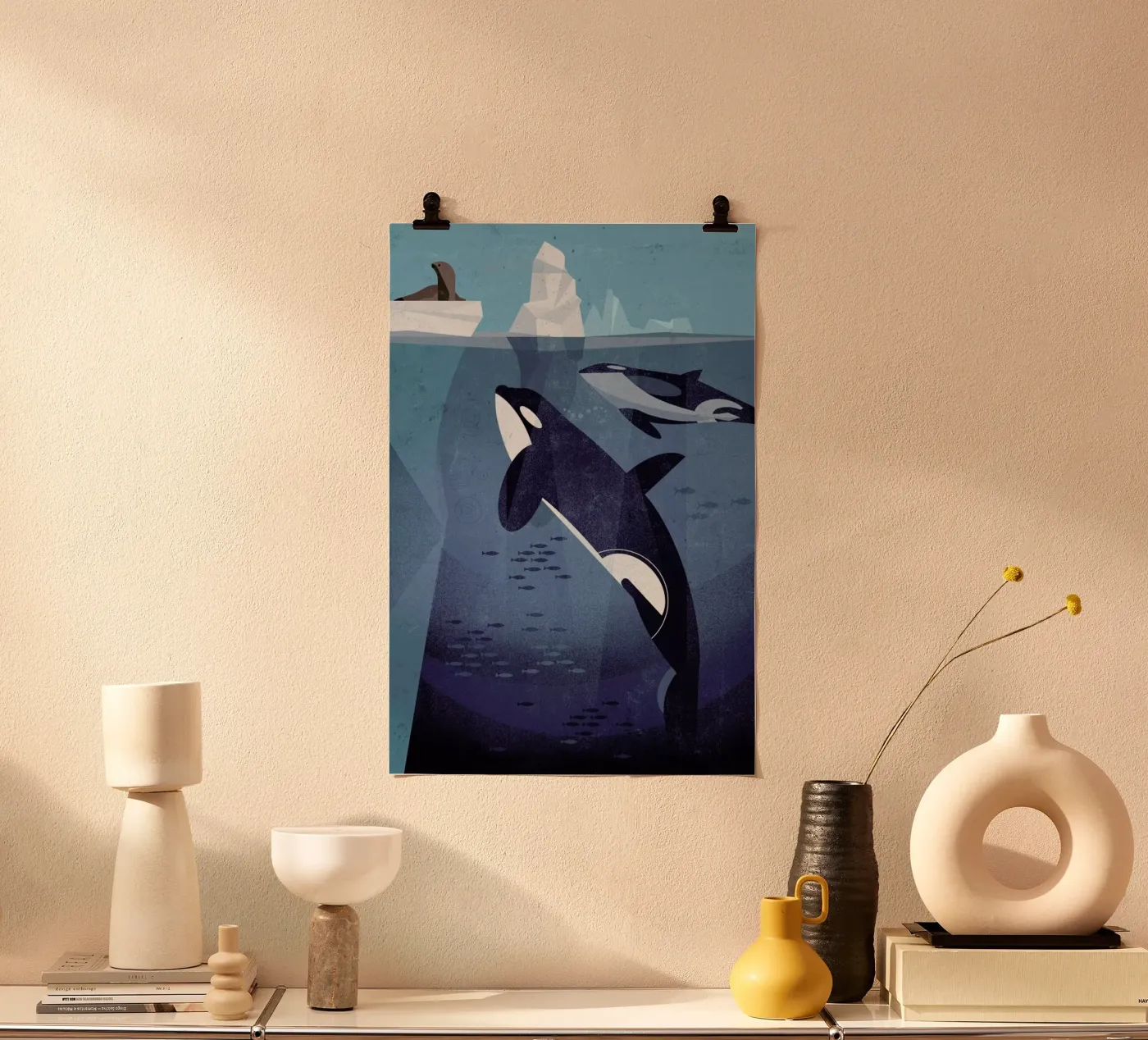 Orca Poster von Dieter Braun