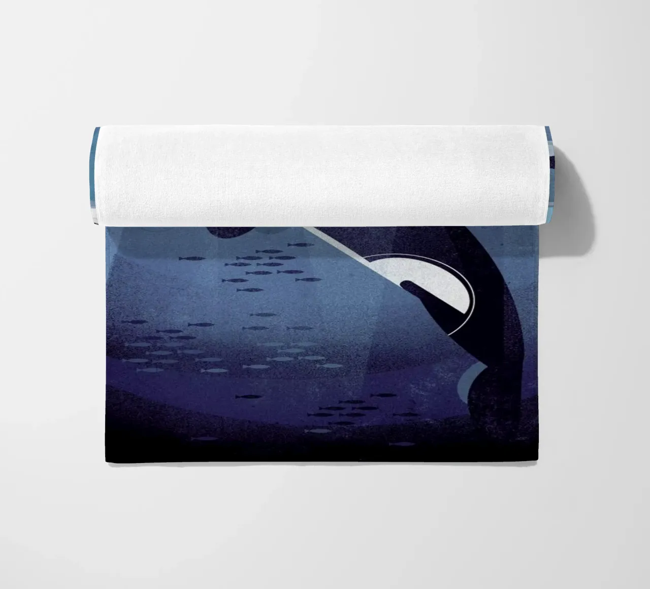 Orca beach towel by Dieter Braun