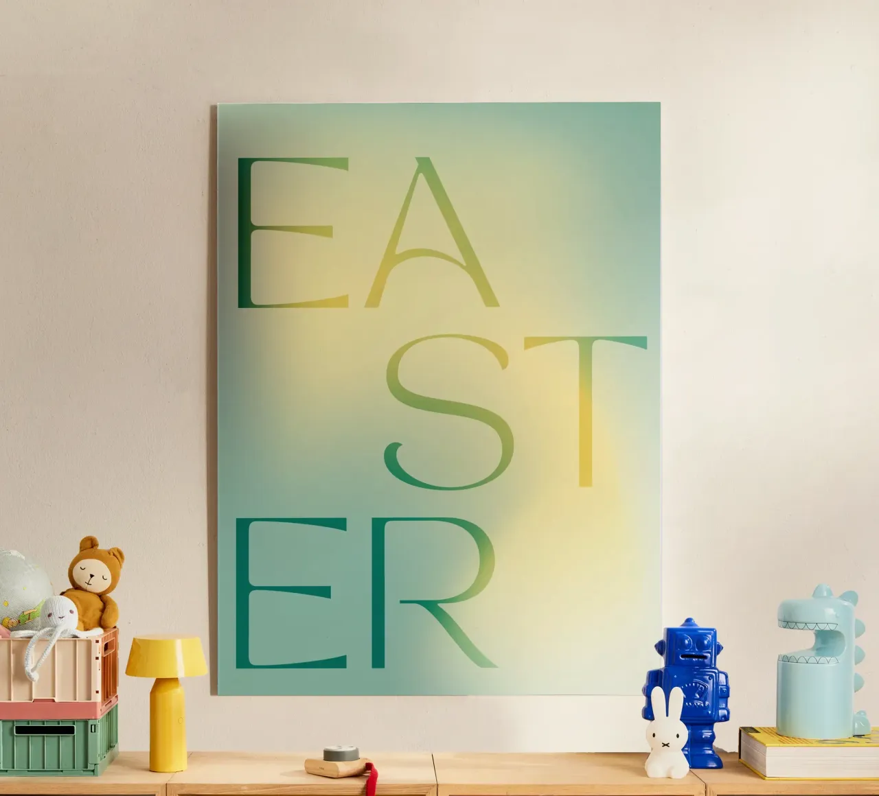 Easter (green) acryl van treechild