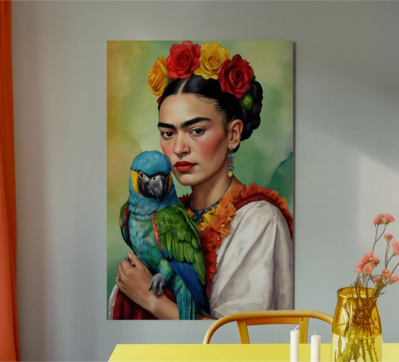 Frida Kahlo alluminio dibond da 🎁 ARTVI-SHOP