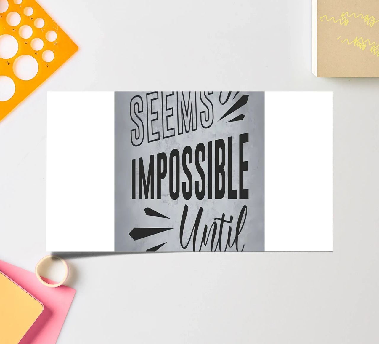 Impossible Until Its Done sticker sheet by Farryn