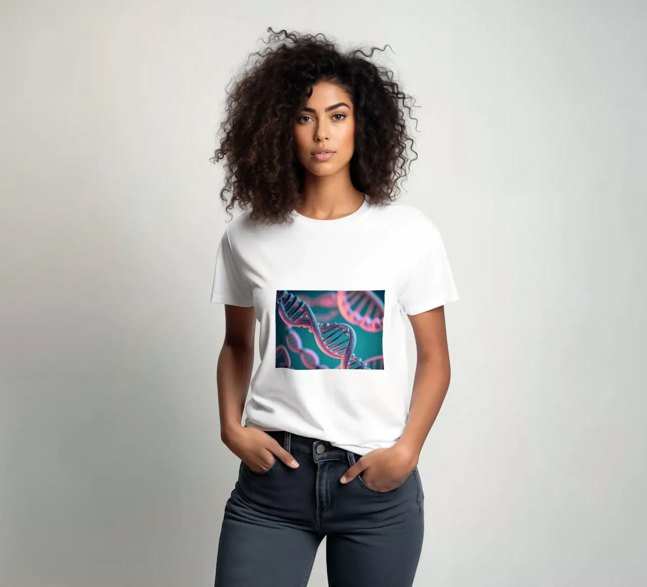 DNA genetico Natura Segreto t-shirt da Delaplane