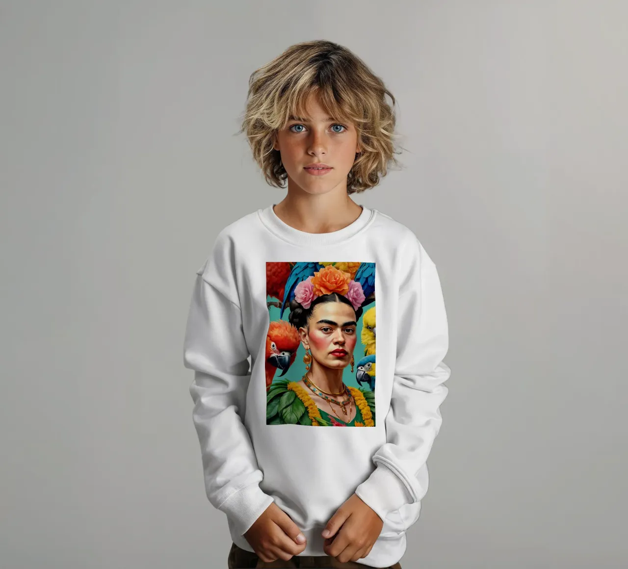 Frida Kahlo kinder sweatshirt van 🎁 ARTVI-SHOP