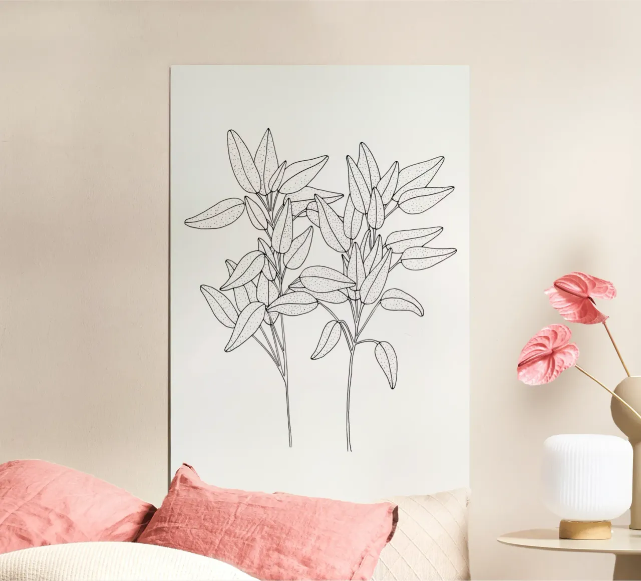 Salbei poster con telaio in legno da Studio Karamelo