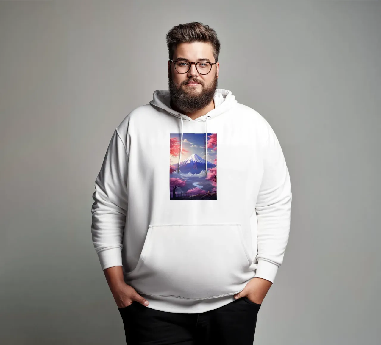 Ciliegio in fiore Giappone Arte felpa con cappuccio da Mikesell