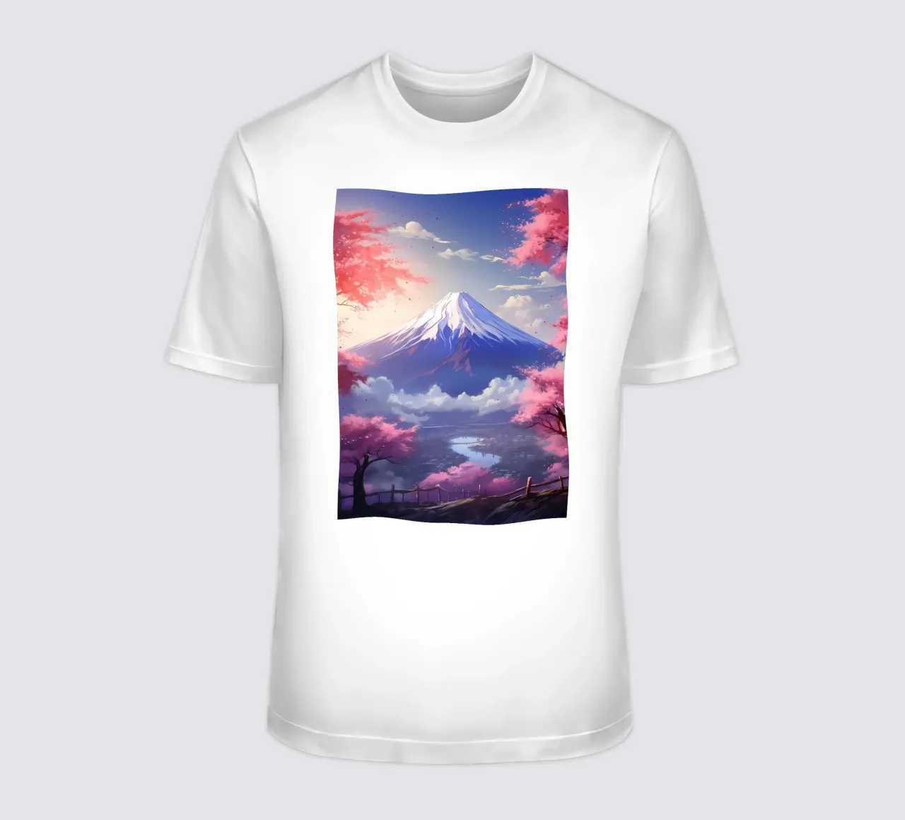 Cherry Blossom Japan Art t-shirt by Mikesell