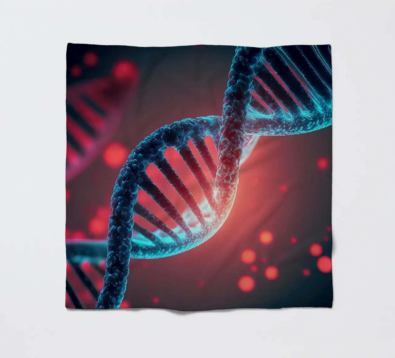 DNA Unraveled Insights fleece blanket by Delaplane