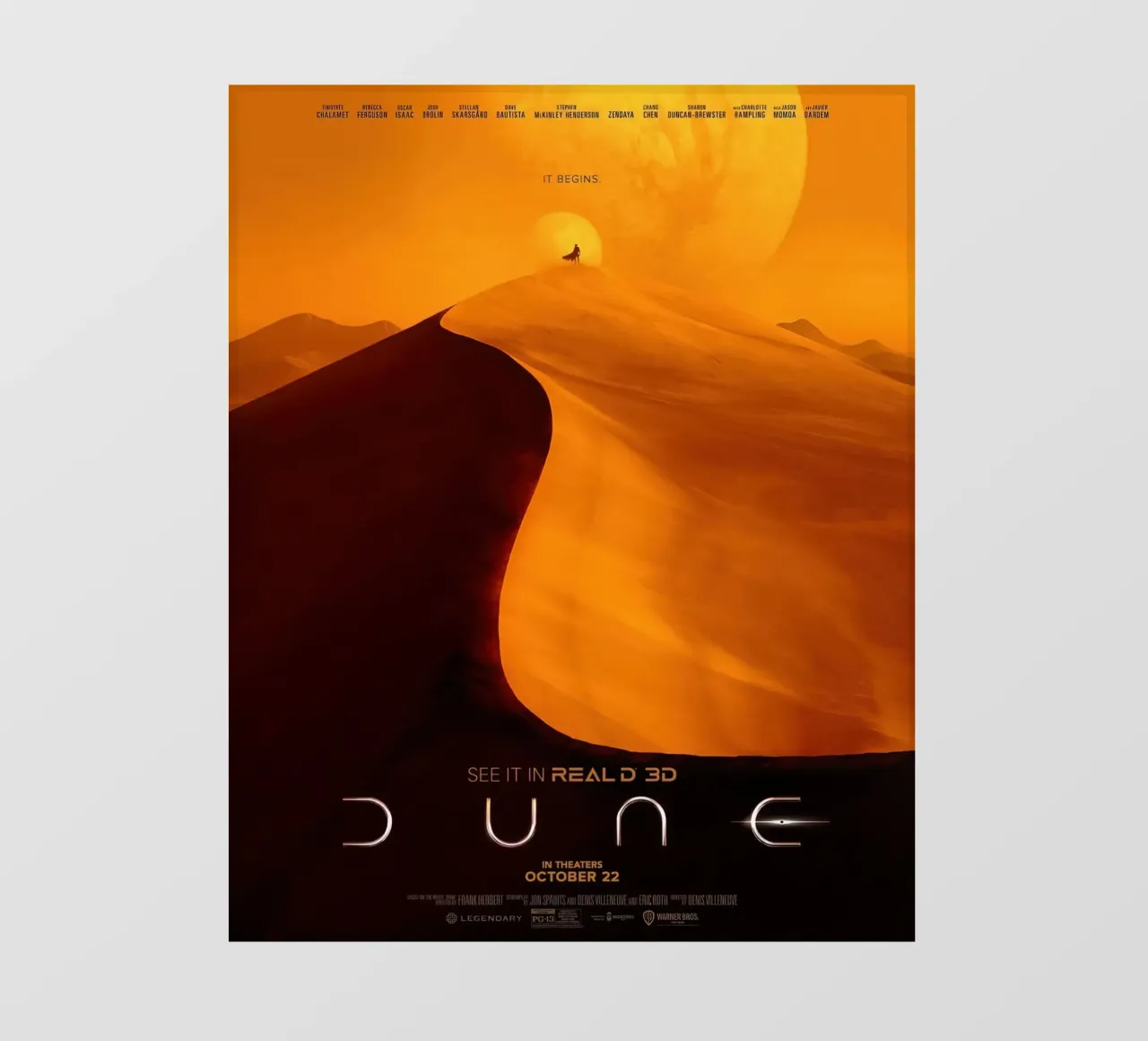 Dune movie poster pellicola backlit da 🎁 ARTVI-SHOP