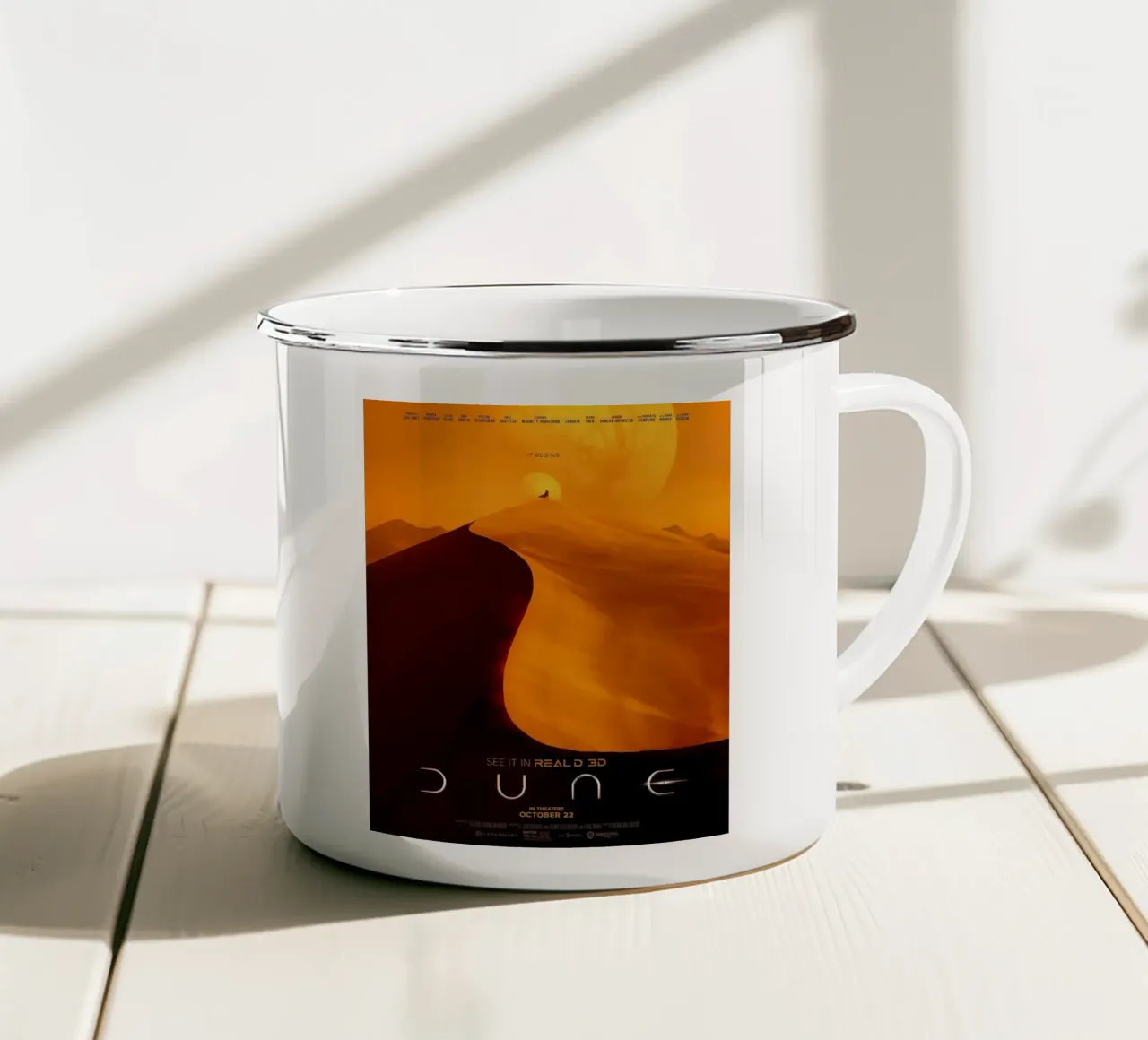 Dune movie poster tazza in smalto da 🎁 ARTVI-SHOP